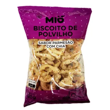 Biscoito Polvilho Mió Parmesão com Chia 80g