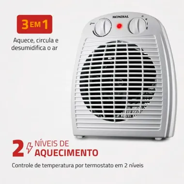 Aquecedor de Ar Mondial A-08 127V