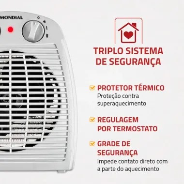 Aquecedor de Ar Mondial A-08 127V