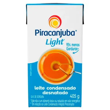 Leite Condensado Desnatado Piracanjuba Light 405g