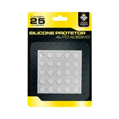 Adesivo Protetor Silicone Pingo com 25 Unidades