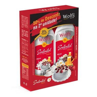 Adoçante Wolfs Eritritol Gotas 2 Unidades 100ml cada 50% de Desconto na 2ª Unidade