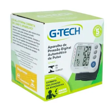 Aparelho de Pressão G-Tech Automático Pulso GP400 com 1 Unidade