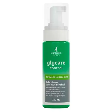 Glycare Control Espuma Limpeza Suave Facial 150g Frasco