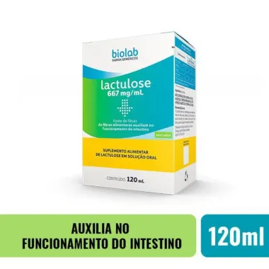 LACTULOSE 667MG/ML SOL 120ML BIOGEN