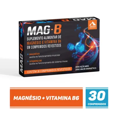 Mag-B Magnésio + Vitamina B6 com 30 Comprimidos