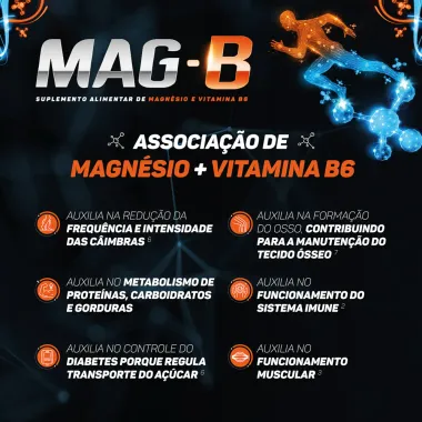 Mag-B Magnésio + Vitamina B6 com 30 Comprimidos