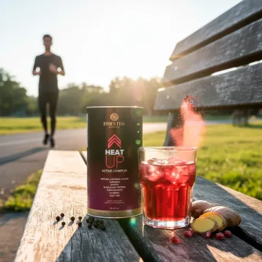 Heat Up Essential Nutrition Active Complex Sabor Rom&atilde; com Especiarias e Pimentas 140g
