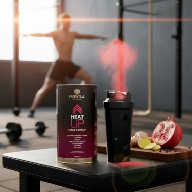 Heat Up Essential Nutrition Active Complex Sabor Rom&atilde; com Especiarias e Pimentas 140g