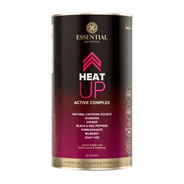 Heat Up Essential Nutrition Active Complex Sabor Rom&atilde; com Especiarias e Pimentas 140g