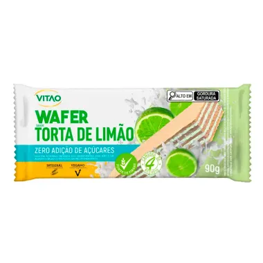 Biscoito Wafer Vitao Torta de Limão Zero Açúcar 90g