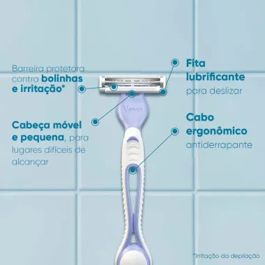 Aparelho de Depilar Gillette Venus &Iacute;ntima 2 Unidades