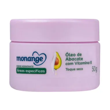 Creme Hidratante Monange Áreas Específicas Toque Seco Óleo de Abacate com Vitamina E 50g