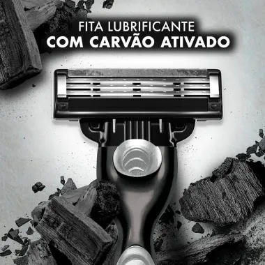 Carga para Aparelho de Barbear Gillette Mach3 Carbono 2 Unidades