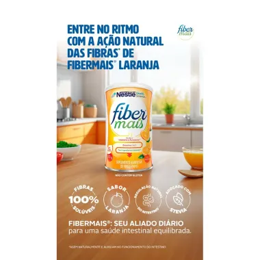 Suplemento Alimentar FiberMais Sabor Laranja 170g
