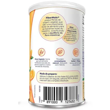 Suplemento Alimentar FiberMais Sabor Laranja 170g