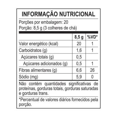Suplemento Alimentar FiberMais Sabor Laranja 170g