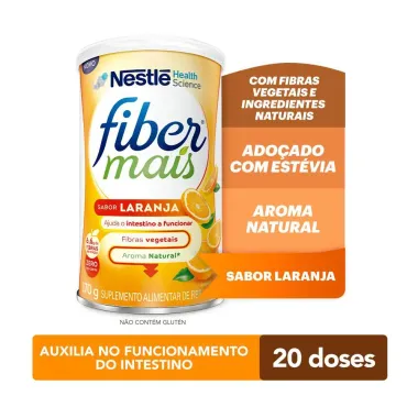 Suplemento Alimentar FiberMais Sabor Laranja 170g