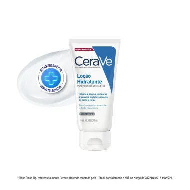 CeraVe Loção Hidratante para Peles Secas e Extras Secas