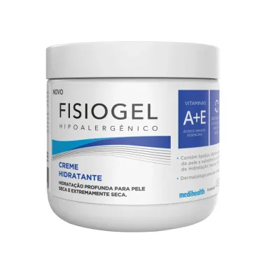 Fisiogel Creme Hidratante Para Pele Seca e Extremamente Seca 450g