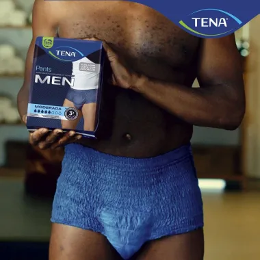 Roupa Íntima Descartável Tena Pants Men Tamanho G/EG com 16 Unidades