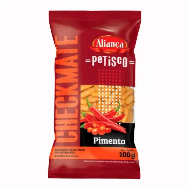Salgadinho Aliança Sabor Pimenta 140g