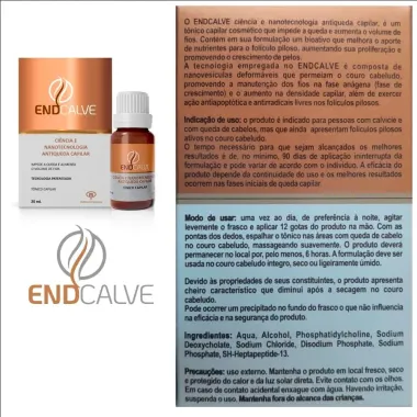 Endcalve Tônico Capilar Antiqueda com 20ml