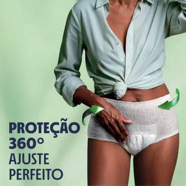 Roupa &Iacute;ntima Plenitud Frescor Di&aacute;rio Tamanho G/XG 16 Unidades Descart&aacute;veis Leve Mais Por Menos