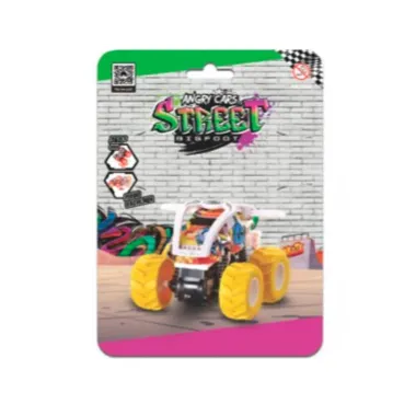 Carrinho Angry Street Cars Cores Sortidas 1 Unidade
