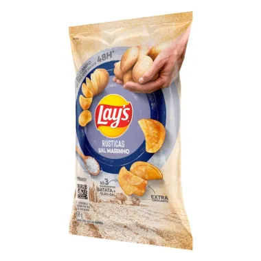 Lays Rústicas Sal Marinho 68g