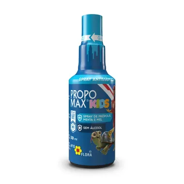 Propomax Kids Spray de Própolis Antisséptico Sabor Menta e Mel Sem Álcool 30ml