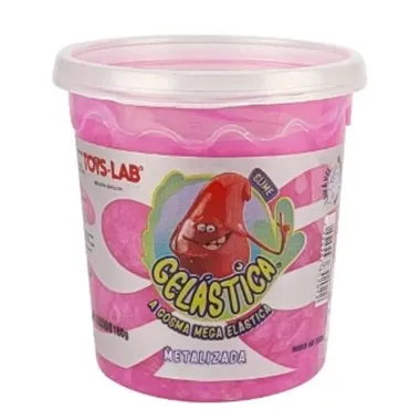 Slime Gelástica Toys Lab Metalizada Cores Sortidas 180g