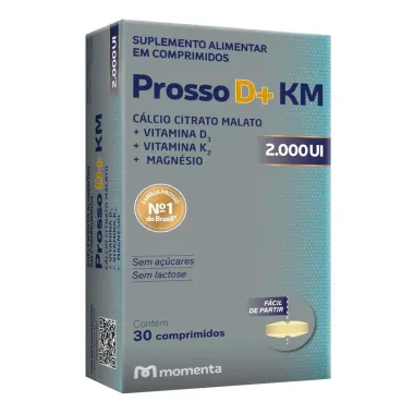 Prosso D+ KM 2.000UI com 30 Comprimidos