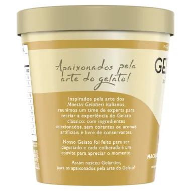 Sorvete Gelartier Macadâmia Caramelizada 437ml