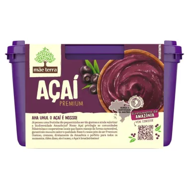 Açaí Mãe Terra Premium Pote 1,5 Litros