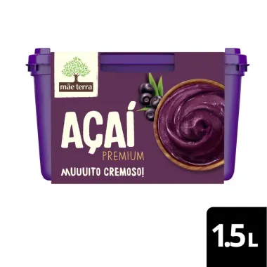 Açaí Mãe Terra Premium Pote 1,5 Litros