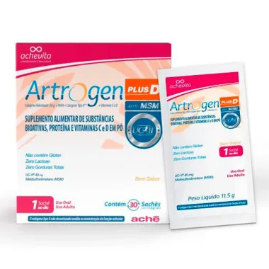 Artrogen Plus D com 30 Sachês de 11,5g cada