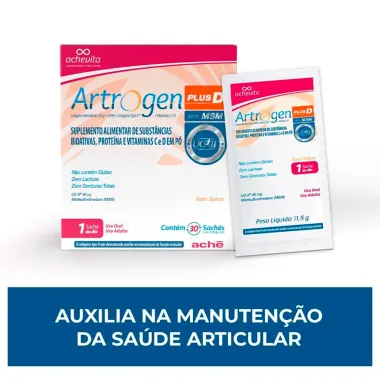 Artrogen Plus D com 30 Sachês de 11,5g cada
