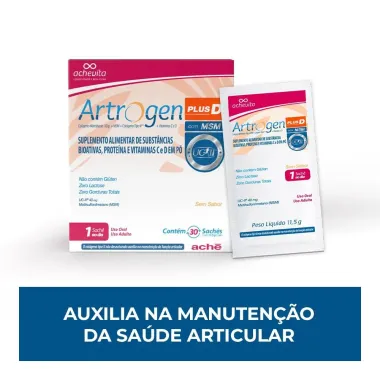 Artrogen Plus D com 30 Sachês de 11,5g cada