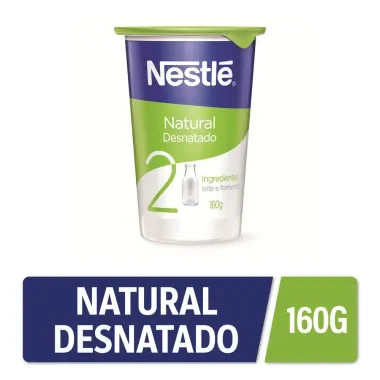 Iogurte Nestle Natural Desnatado 160g