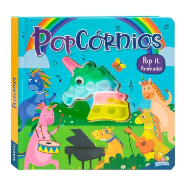 Livro Infantil PopCórnios Pop It Animado