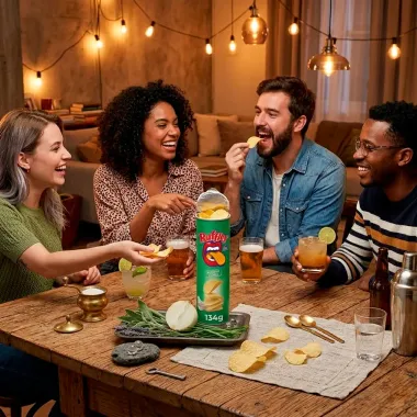 Batata Ruffles Elma Chips Sabor Sour Cream e Cebola Tira Onda 134g