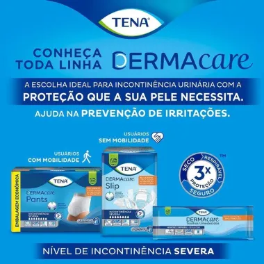 Fralda Geriátrica Tena Slip DermaCare Tamanho G com 24 Unidades