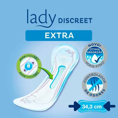 Absorvente Tena Lady Discreet Extra Pacote 1