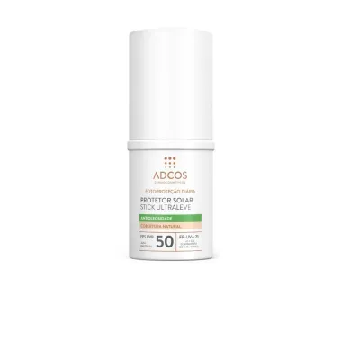 Protetor Solar Adcos Stick Ultraleve Antioleosidade FPS 50 Nude 15g