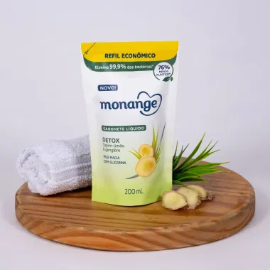 Sabonete Líquido Monange Detox Refil 400ml