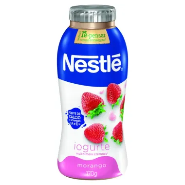 Iogurte Nestle Muito Mais Cremoso Sabor Morango 170g