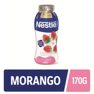 Iogurte Nestle Muito Mais Cremoso Sabor Morango 170g