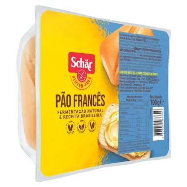 Pão Francês Schar Sem Glúten 100g