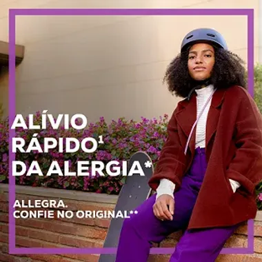 Allegra Pediátrico 6mg/ml Antialérgico Infantil Suspensão Oral 150ml + Copo Dosador